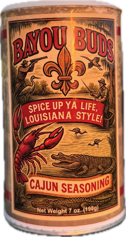 Bayou Buds Cajun Seasoning 7oz Can
